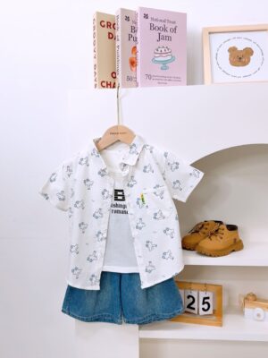 y1444 - Duck Printing 3 in 1 Set - 图片 3