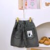 y1445 - Luxury Beverage Short Denim Pants - 图片 1