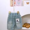 y1445 - Luxury Beverage Short Denim Pants - 图片 2
