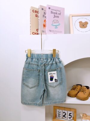y1445 - Luxury Beverage Short Denim Pants - 图片 2