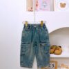y1452 - Fashion Middle Denim Pants - 图片 4