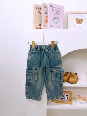 y1452 - Fashion Middle Denim Pants - 图片 4