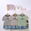 y1456 - Bear Stripe Set - 图片 1