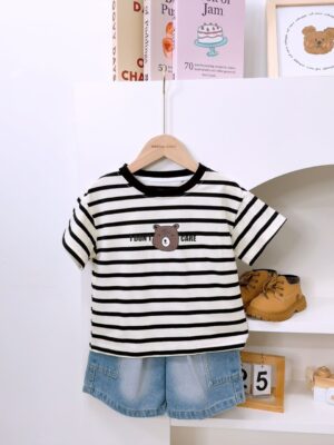 y1456 - Bear Stripe Set - 图片 3
