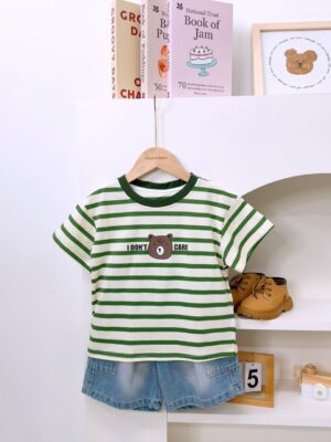 y1456 - Bear Stripe Set - 图片 4