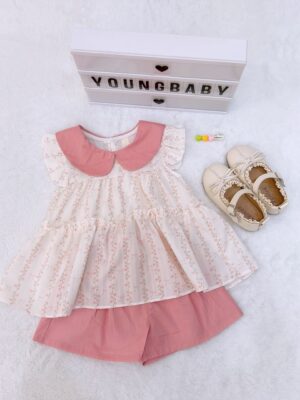 y1377 - Doll Collar Floral Set - 图片 4