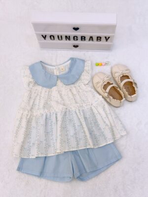 y1377 - Doll Collar Floral Set - 图片 5