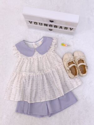 y1377 - Doll Collar Floral Set - 图片 6
