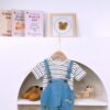 y1462 - Dinosaur Pocket Overall Set - 图片 3