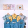 y1468 - 3D White Dinosaur Overall Set - 图片 1