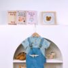 y1468 - 3D White Dinosaur Overall Set - 图片 2