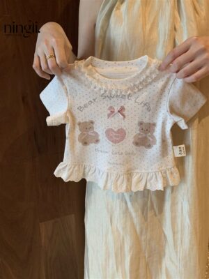 y1352 - Cute Bear Sweet Life Suit - 图片 3