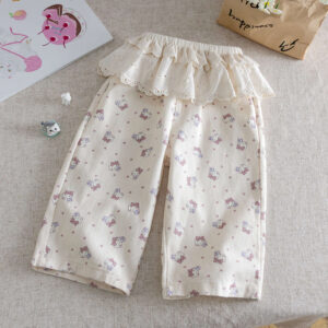 y1337 - Kitty Lace Long Pants