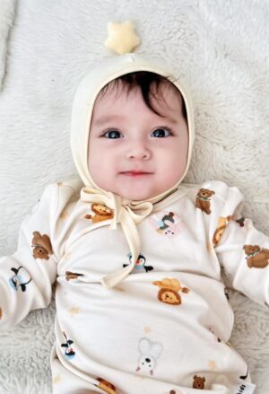 y1330 - Cartoon Romper With Star Cap - Image 5