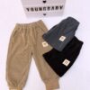y1404 - Cute Bear Head Long Pant - 图片 1