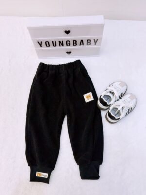 y1404 - Cute Bear Head Long Pant - 图片 3