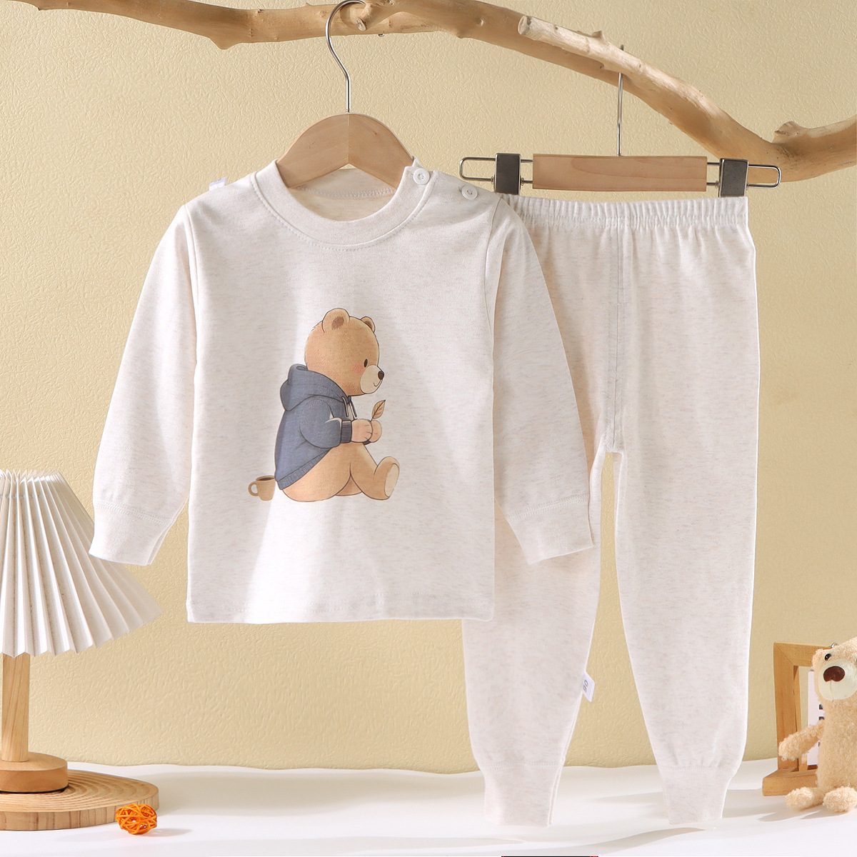 y1407 - Cute Animal Cotton Pajamas Sleepwear - 图片 10