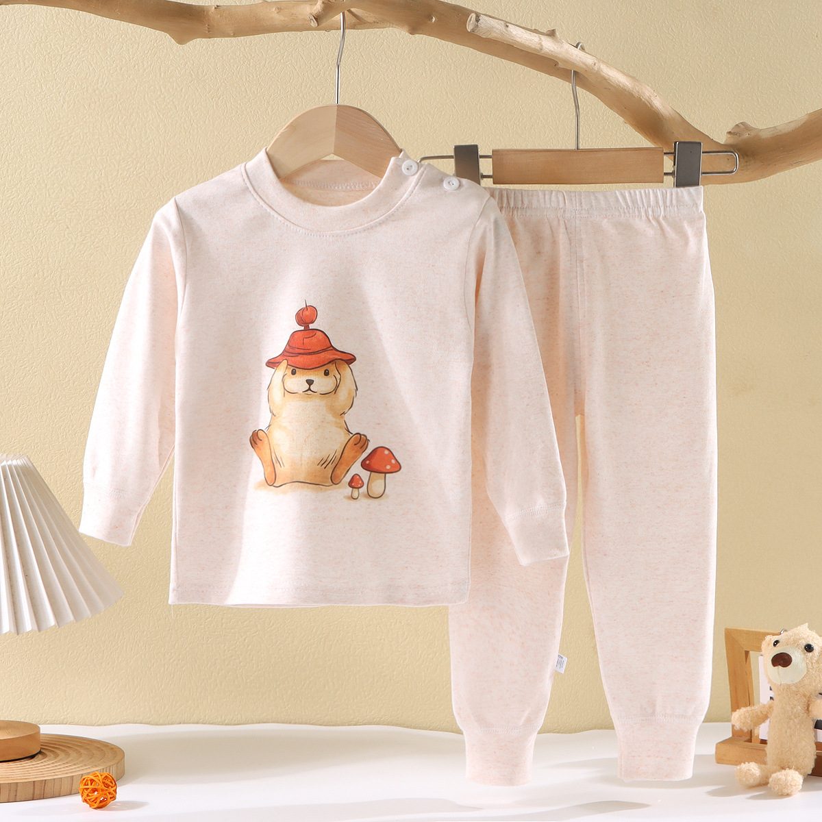 y1407 - Cute Animal Cotton Pajamas Sleepwear - 图片 9