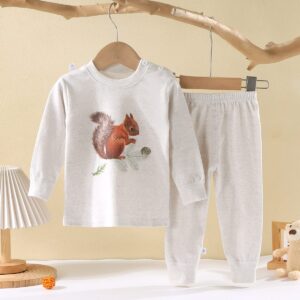 y1407 - Cute Animal Cotton Pajamas Sleepwear - 图片 3