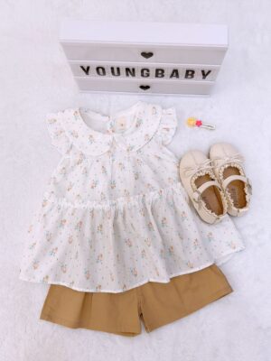 y1377 - Doll Collar Floral Set - 图片 3