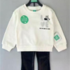 y1424 - Girl Fashion Cartoon Sweatshirt Set - Image 14
