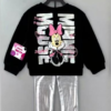 y1424 - Girl Fashion Cartoon Sweatshirt Set - Image 13