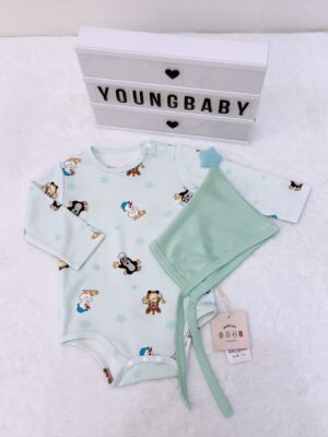 y1330 - Cartoon Romper With Star Cap - Image 9