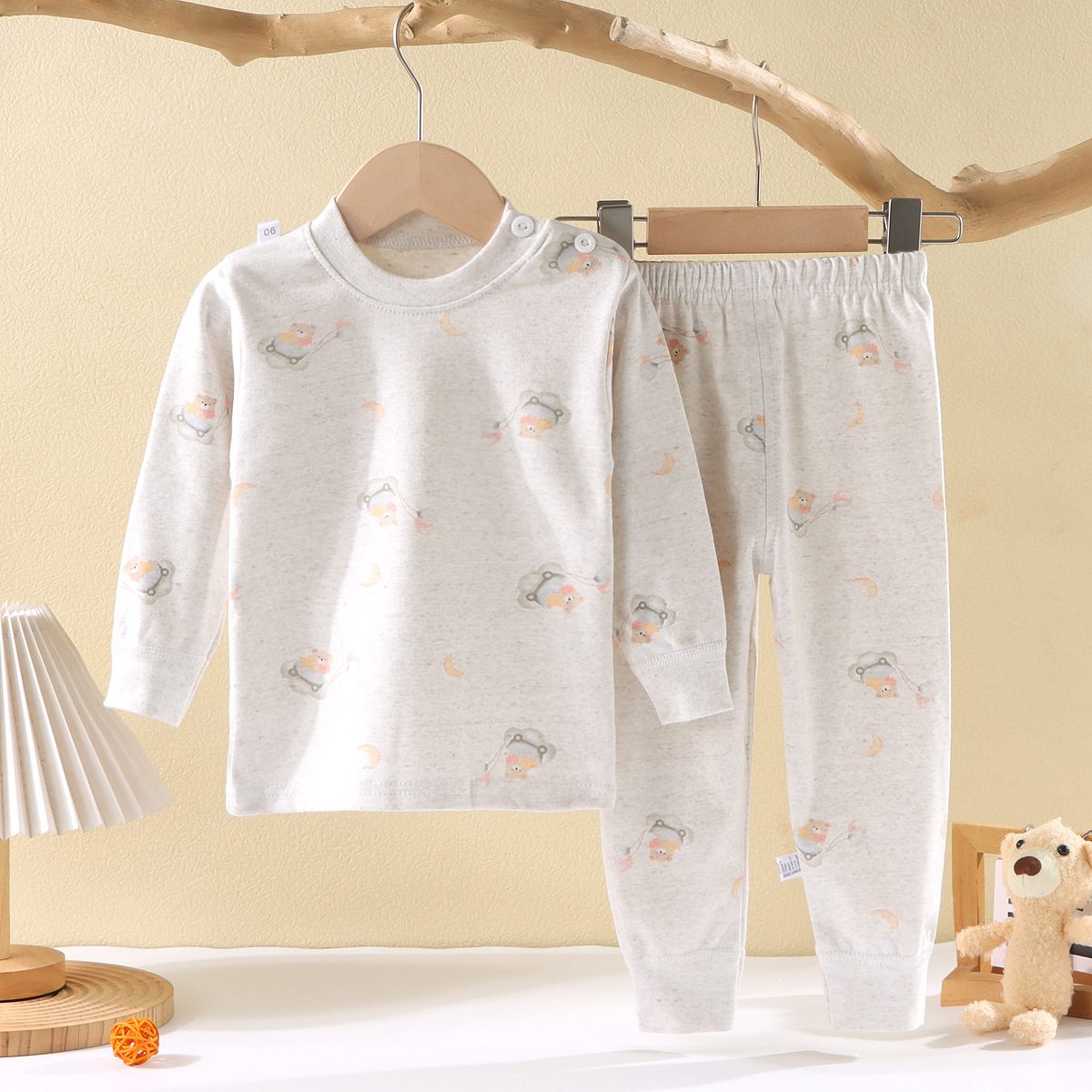y1407 - Cute Animal Cotton Pajamas Sleepwear - 图片 8