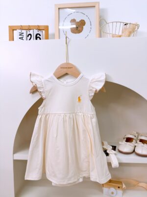y1530 - Baby Girl Dress With Headband - 图片 4