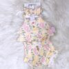 y1528 - Baby Girl Flower Fruit With Headband Set - 图片 2