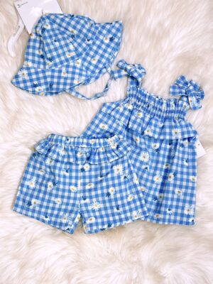 y1527 - Baby Girl With Hat Set - 图片 2