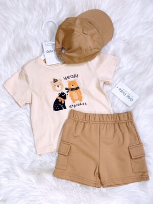 y1523 - Cute Animal With Cap Set - Image 4