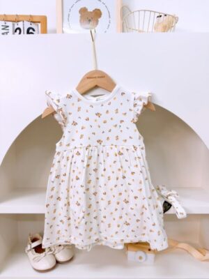 y1530 - Baby Girl Dress With Headband - 图片 15