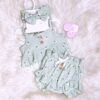 y1528 - Baby Girl Flower Fruit With Headband Set - 图片 1