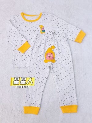 y1481 - Cute Cartoon Butt Pajamas Set - 图片 12