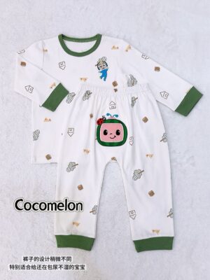 y1481 - Cute Cartoon Butt Pajamas Set - 图片 15