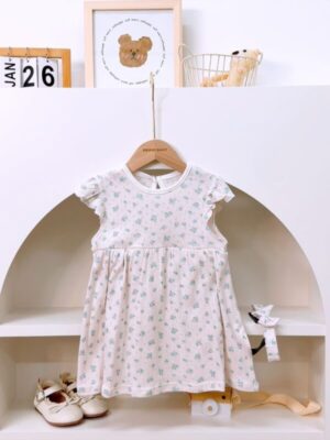 y1530 - Baby Girl Dress With Headband - 图片 11