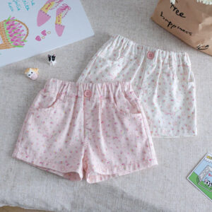 y1499 - Floral Rabbit Short Pants - Image 2