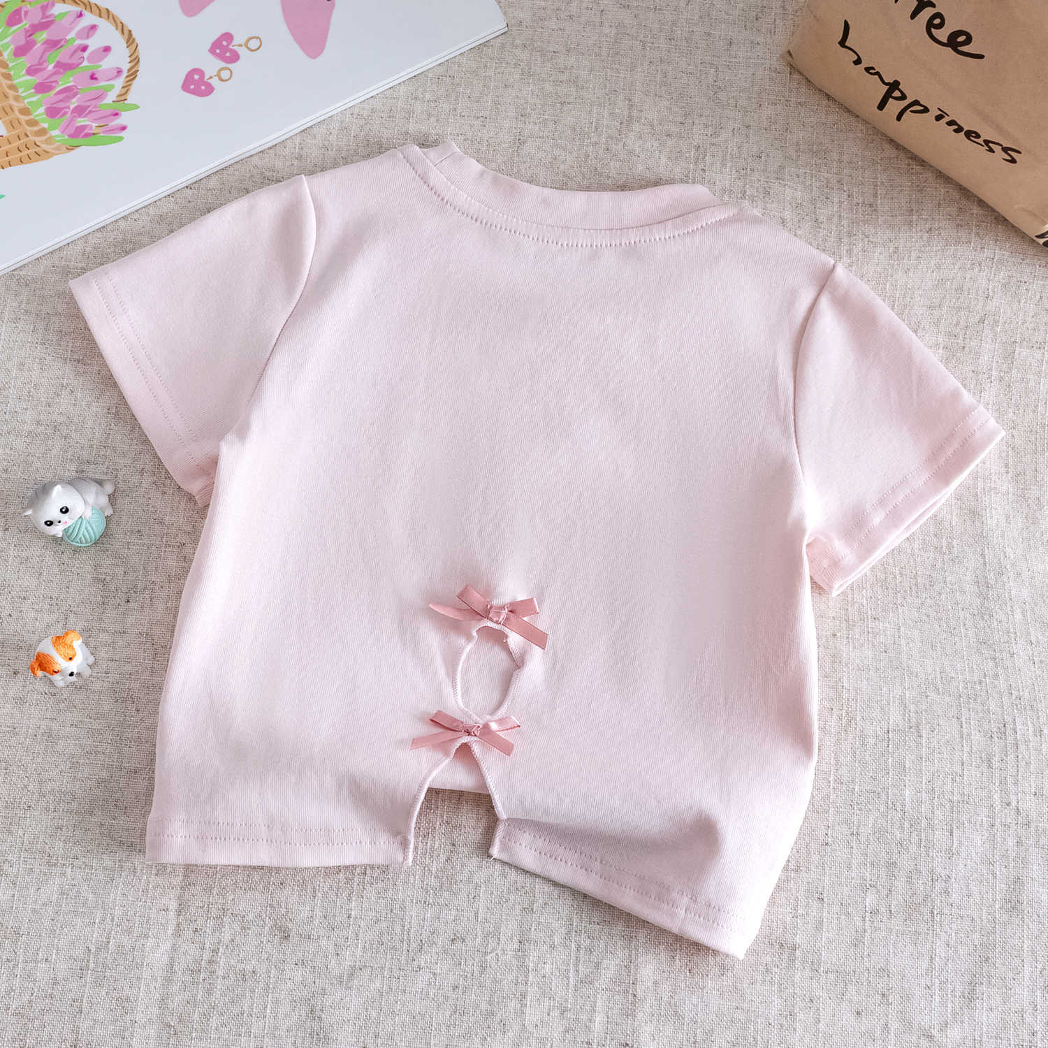 y1502 - 3 Color Butter Ribbon Shirt - Image 7