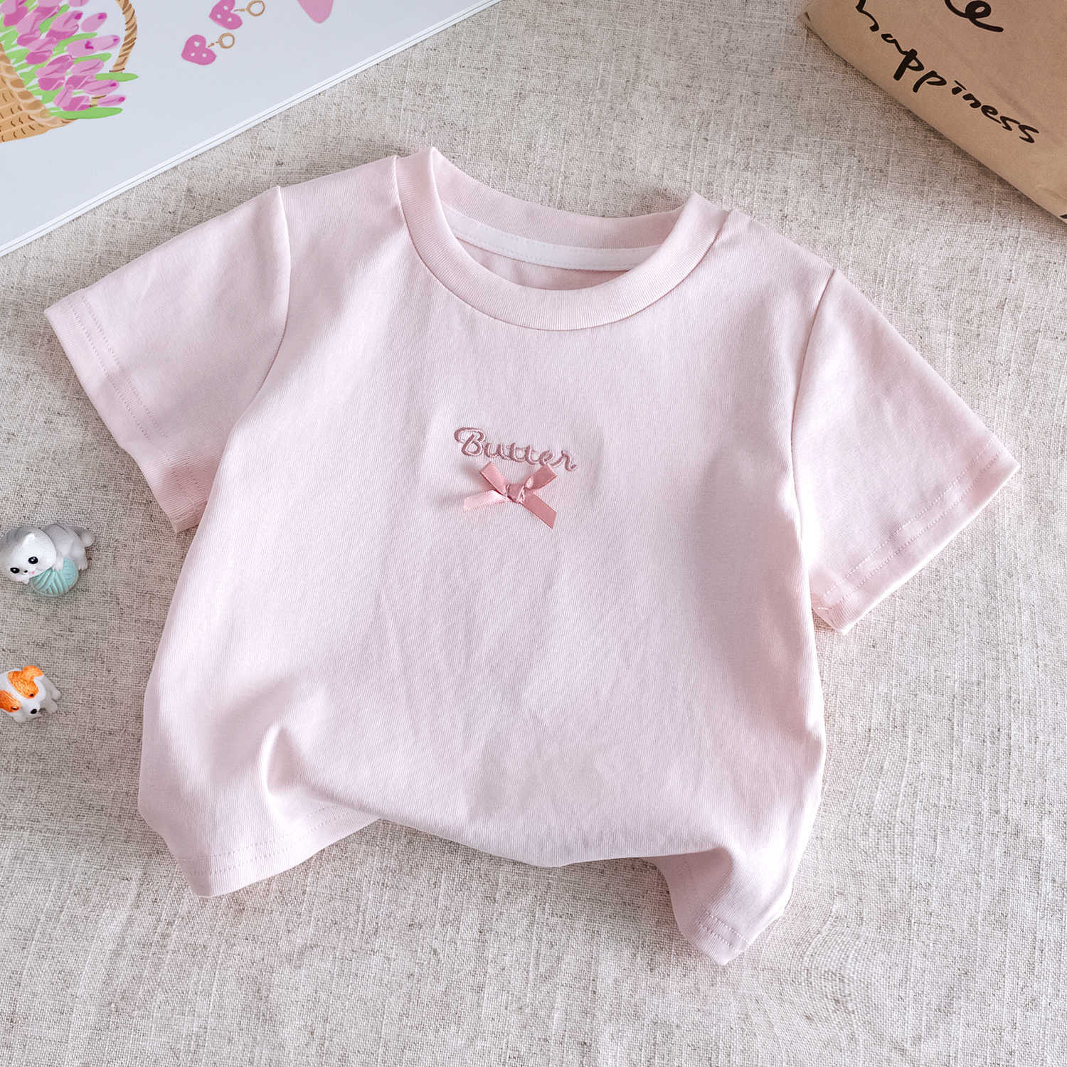 y1502 - 3 Color Butter Ribbon Shirt - Image 6