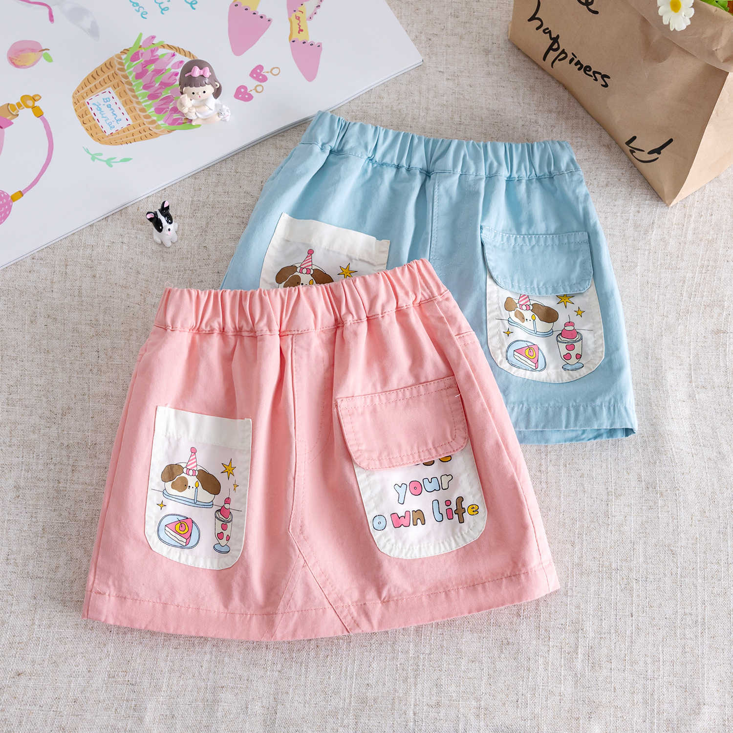 y1506 - Choose Your Own Life 3 Color Dog Short Pants - Image 3