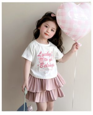 y1508 - Lucky To You Belongs Rabbit Skirt Set - 图片 1