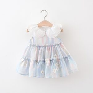 y1473 - Colorful Flower Dress - Image 1