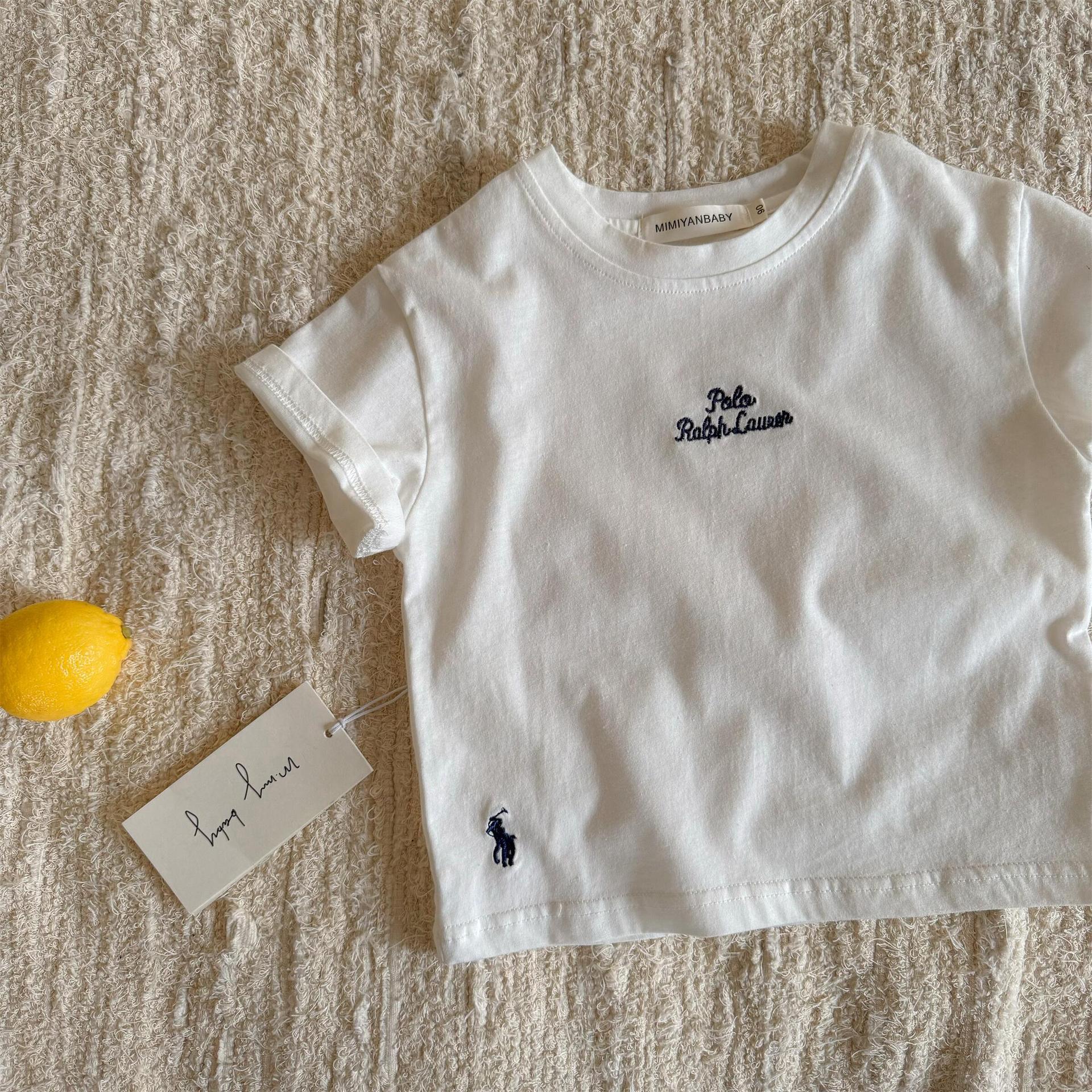 y1512 - Casual White T-shirt - 图片 1