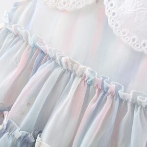 y1473 - Colorful Flower Dress - Image 6