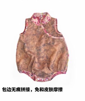 y1531 - CNY Lotus Koi Romper - 图片 7