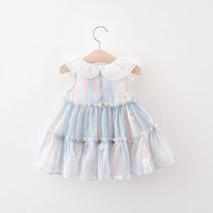 y1473 - Colorful Flower Dress - Image 3
