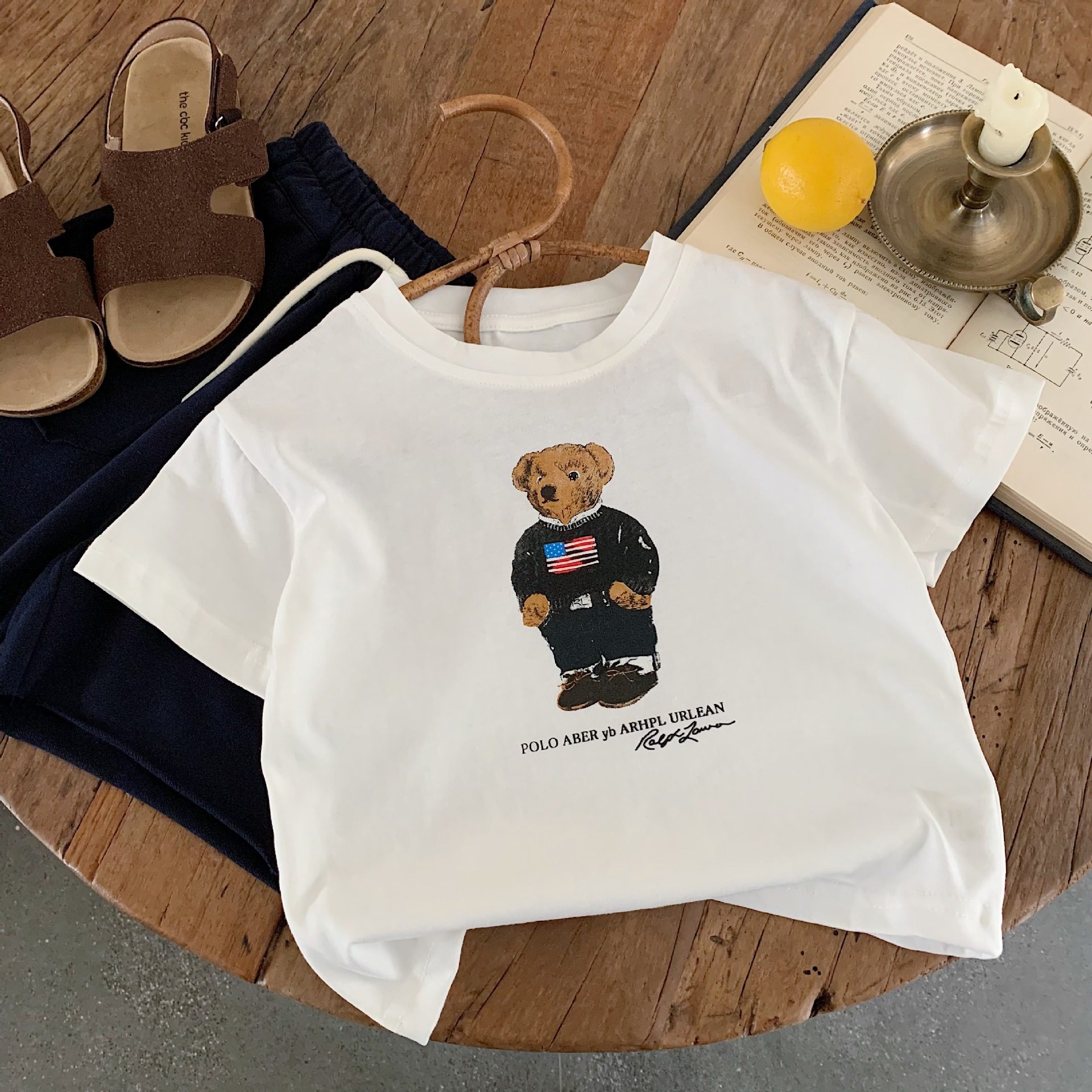 y1511 - Bear T-shirt - 图片 1