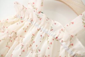 y1475 - Cherry Strawberry Cream Dress With Hat - 图片 5
