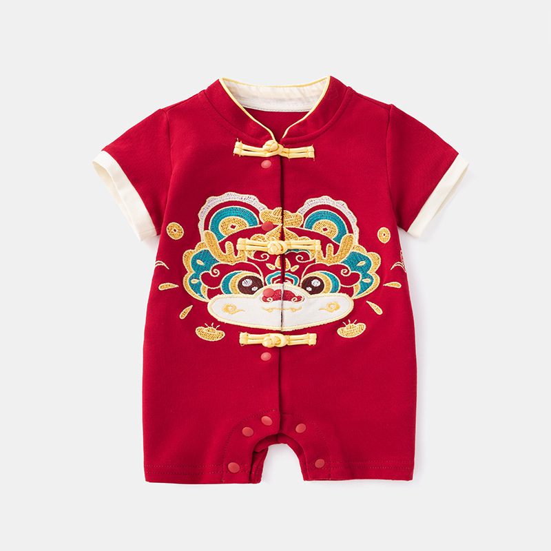 y1532 – CNY Baby Dragon Red Jumper